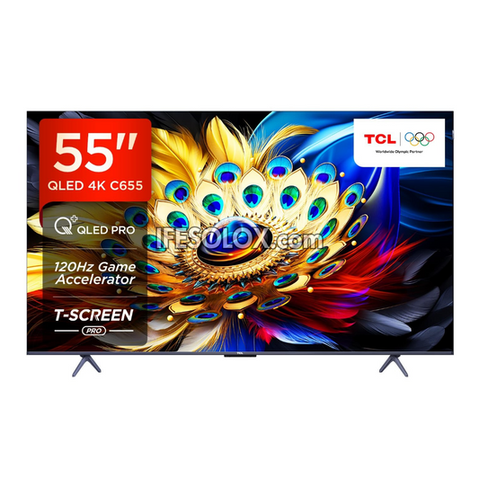 TCL 55 inch QLED Pro 55C655 Android Smart Quantum HDR 4K UHD QLED Google TV (Chromecast, Google Play Store) - Brand New