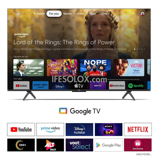 TCL 55 inch QLED Pro 55C655 Android Smart Quantum HDR 4K UHD QLED Google TV (Chromecast, Google Play Store) - Brand New
