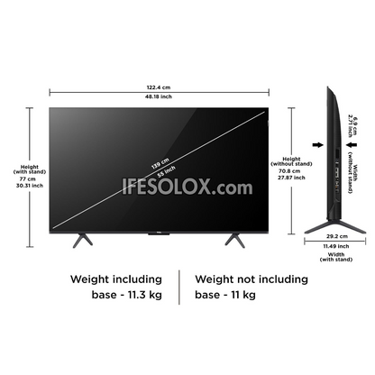 TCL 55 inch QLED Pro 55C655 Android Smart Quantum HDR 4K UHD QLED Google TV (Chromecast, Google Play Store) - Brand New