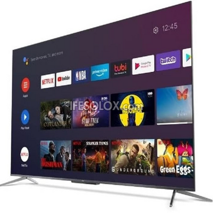 TCL 55 inch 55C715 Android Smart True 4K UHD HDR10 QLED TV (WiFi, Miracast, Bluetooth) - Foreign Used