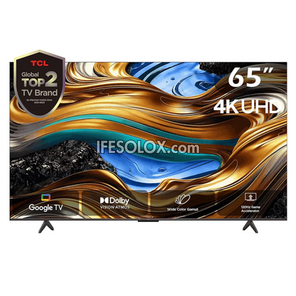 TCL 65 inch 65P755 Android Smart 4K UHD Google TV (Chromecast, Google Play Store) - Brand New