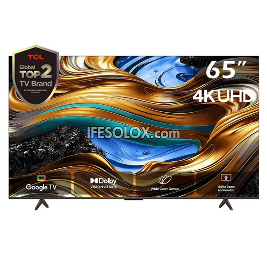 TCL 65 inch 65P755 Android Smart 4K UHD Google TV (Chromecast, Google Play Store) - Brand New
