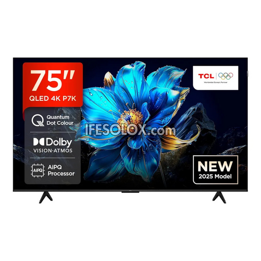 TCL 75 inch QLED 75P7K Android Smart Quantum HDR 4K UHD QLED Google TV (Chromecast, Google Play Store) - Brand New