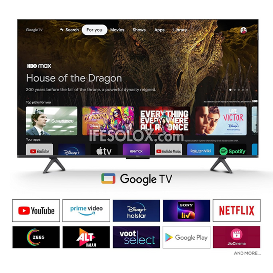 TCL 98 inch QLED 98P8K Android Smart Quantum HDR 4K UHD QLED Google TV (Chromecast, Google Play Store) - Brand New