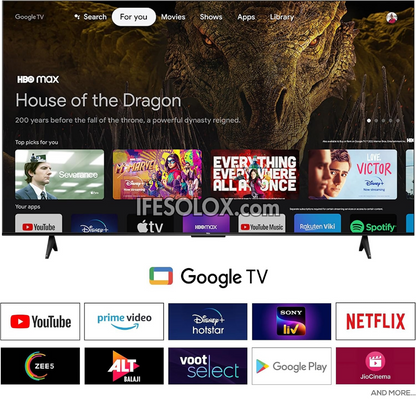 TCL 65 inch 2026 QLED 65T6D Google Smart Quantum HDR 4K UHD QLED Google TV (Chromecast, Google Play Store) - Brand New