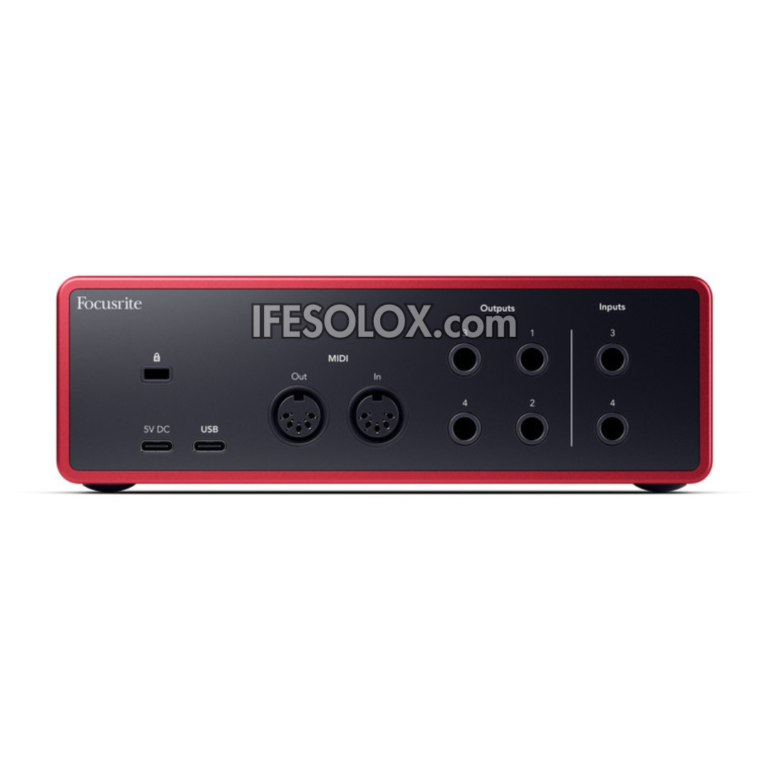 Focusrite Scarlett 4i4 4th Gen USB Audio Interface for Instrumentalists, Vocalists, Producers - Brand New