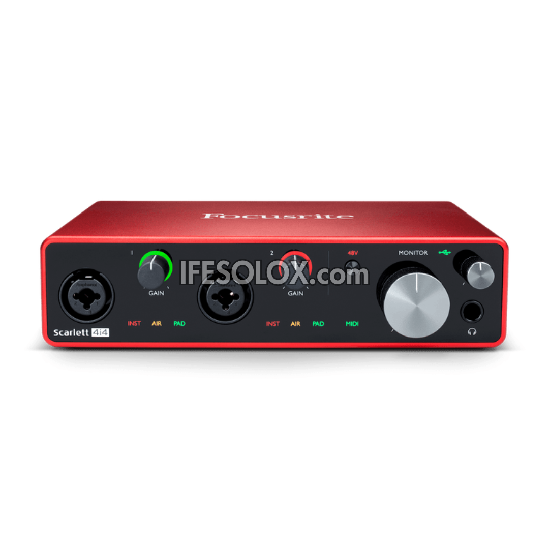 Focusrite Scarlett 4i4 3rd Gen USB Audio Interface for Instrumentalists, Vocalists, Producers - Brand New