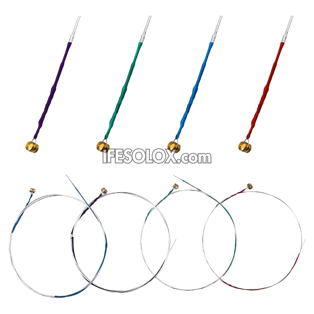 Steel Core Violin Strings Full Set (G-D-A-E) for 1/4, 1/2, 3/4 and 4/4 Violins - Brand New