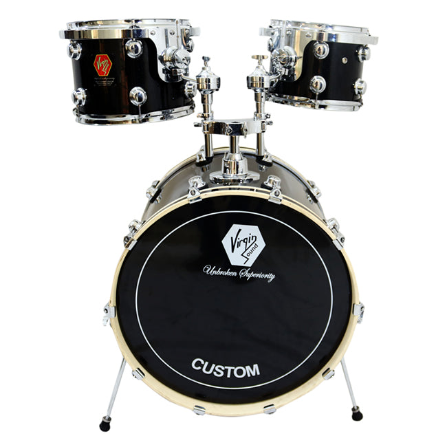 Virgin Sound Custom with Bass drum, 2 tom drums and their stands