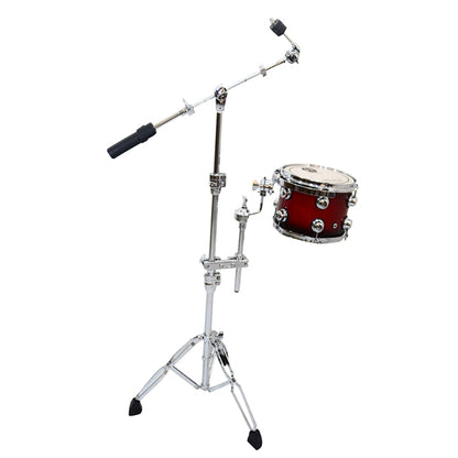 Virgin Sound Phantom Birch Tom and Cymbal stand with a tom drum