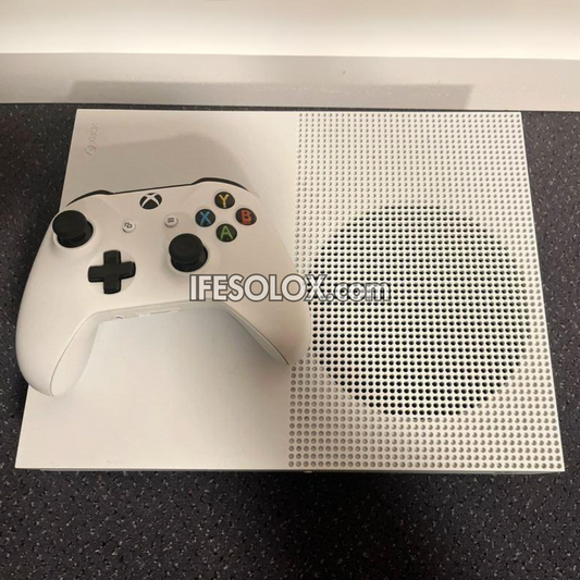 Microsoft XBOX ONE S 500GB Game Console Complete Set with 2 Wireless Controller - Foreign Used