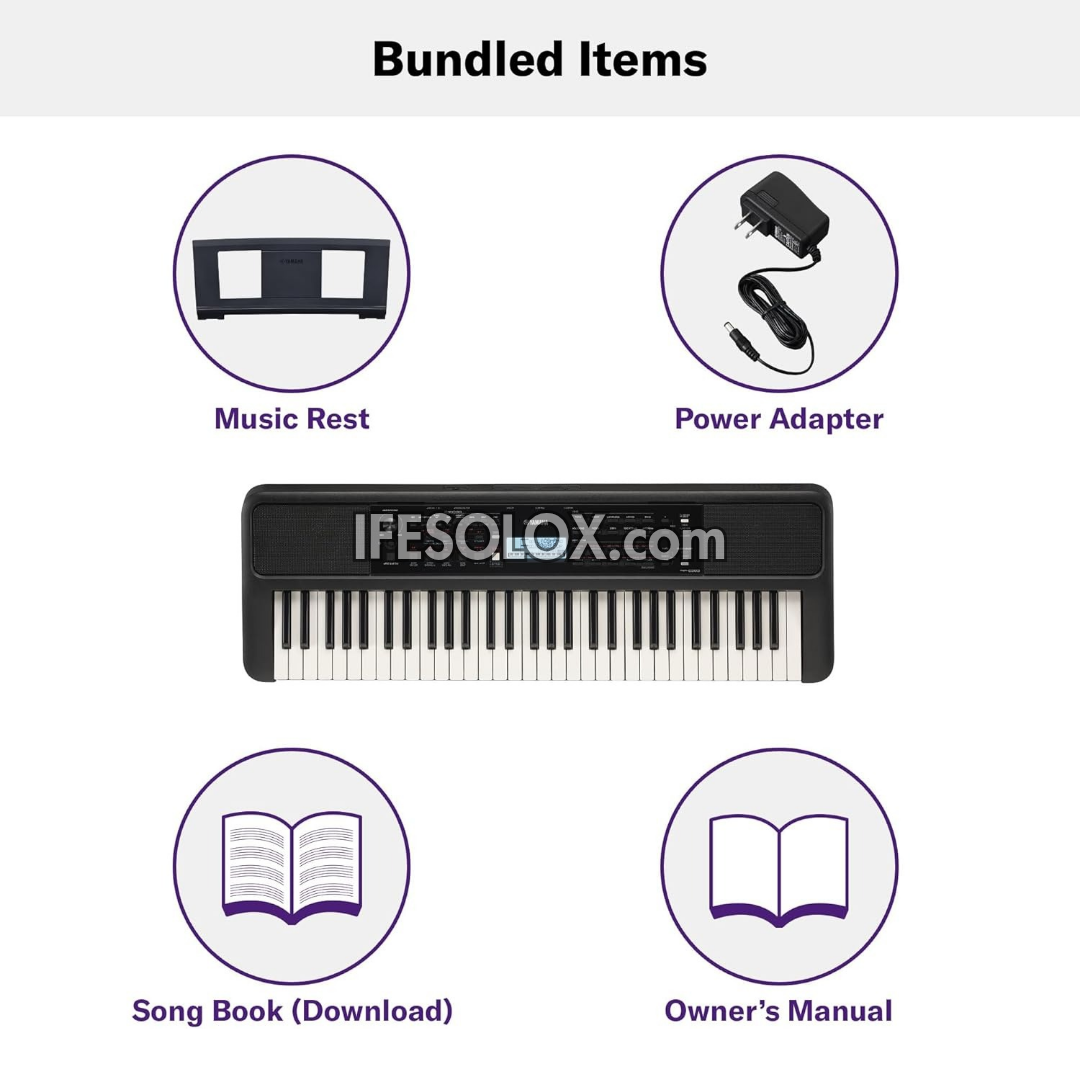 Clavier musical numérique portable YAMAHA PSR-E383 - Tout neuf