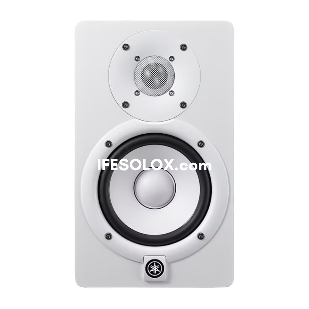 Yamaha HS5 Dual (2-Way) 5" 70W Bass Reflex Bi-amplified Near Field Active Studio Monitors (White) - Brand New