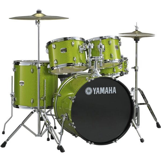 Yamaha 5-piece Gig Maker Professional Complete Drum Set (Lemon Green) - Brand New