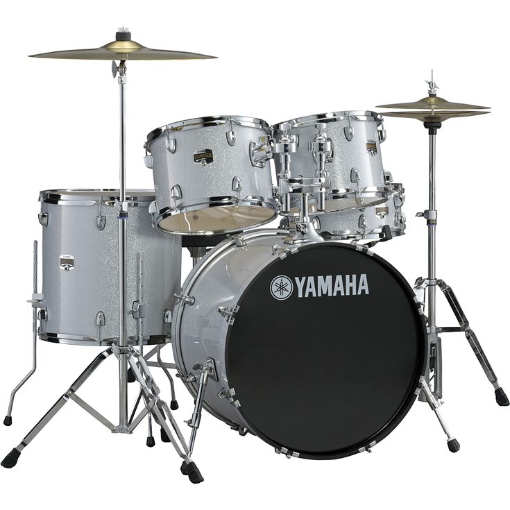 Yamaha 5-piece Gig Maker Professional Complete Drum Set (Shining Gray) - Brand New
