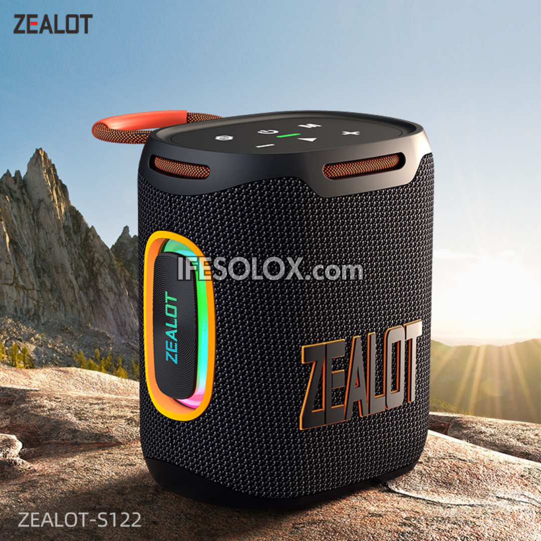 ZEALOT S122 25W Portable Bluetooth MP3 Speaker with 6000mAh, IPX6 Waterproof - Brand New