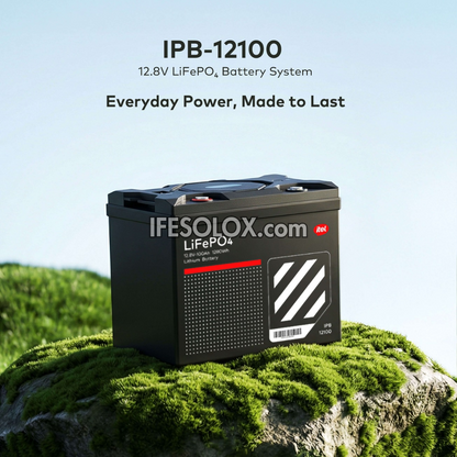 itel 1.28kWh Lithium-ion Battery with 100A, 12.8V Rating (IPB-12100) - Brand New
