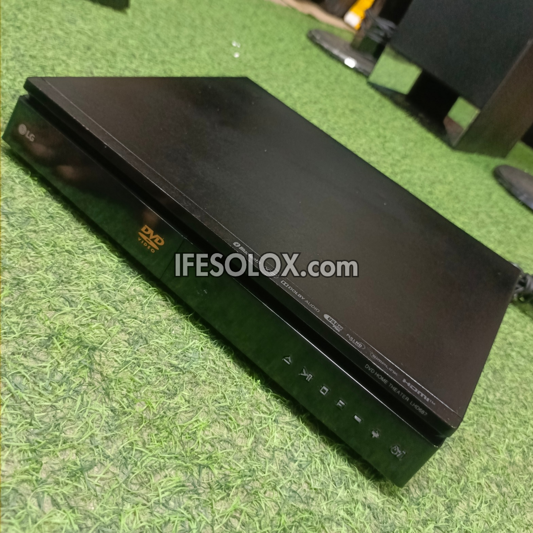 LG LHD687 4.2Ch 1250 Watts Bodyguard Bluetooth DVD Home Theater Machine Head (Double SubWoofer) - Foreign Used