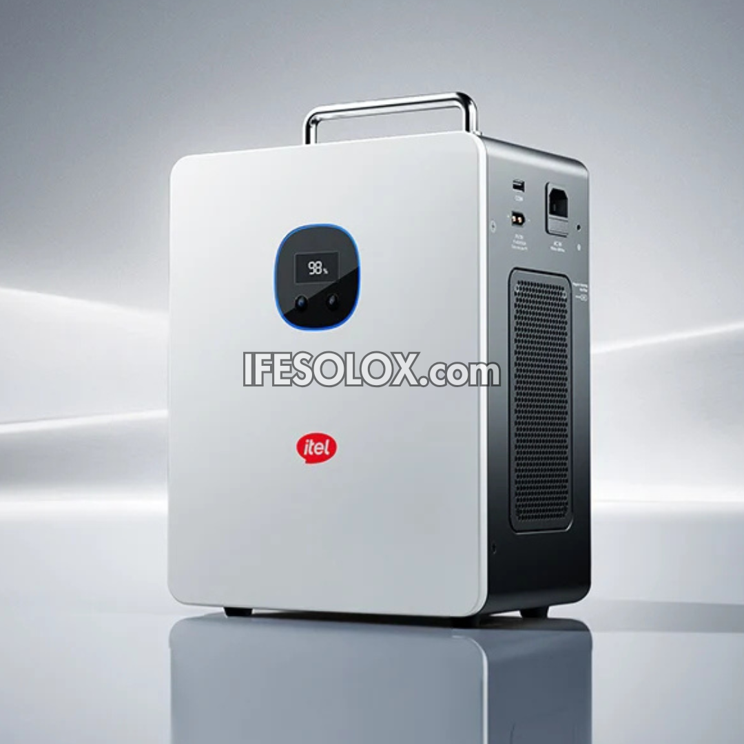 itel Power Tank All-in-one Solar Generator with 0.6kVA Inverter and 1kWh Lithium Battery (IESS-05K10N) - Brand New