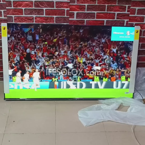 Hisense 55 Inch 55A6N VIDAA Smart 4K UHD Frameless TV + 1 Year Warranty (Free Wall Mount) - Brand New