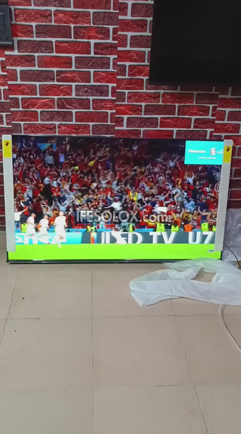 Hisense 55 Inch 55A6N VIDAA Smart 4K UHD Frameless TV + 1 Year Warranty (Free Wall Mount) - Brand New