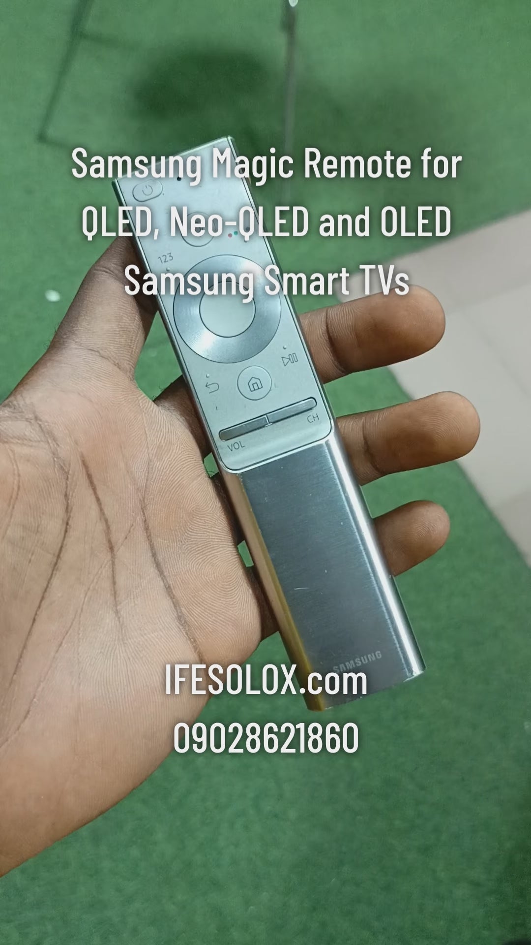 Samsung Magic Remote (RMCRMM1AP1) for QLED, Neo-QLED and OLED Samsung Smart TVs - Follow come