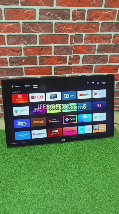 JVC 32 Inch LT-32CA690 Android Full HD Smart TV (Bluetooth, WiFi, Chromecast, Play Store) - London Used