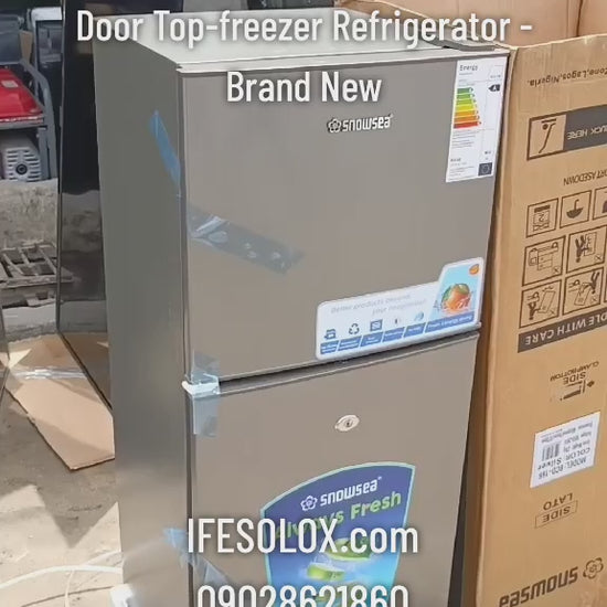 SNOWSEA BCD-166 150 Liters Double Door Top-freezer Refrigerator - Brand New