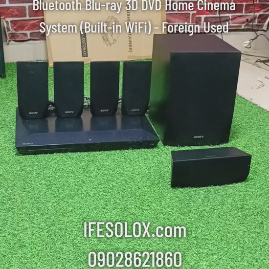 Sony BDV-E2100 5.1Ch 1000Watts Bluetooth Blu-ray 3D DVD Home Cinema System (Built-in WiFi) - Foreign Used