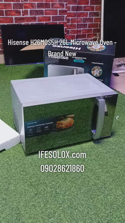 Hisense H26MOS5H 26L Microwave Oven - Brand New