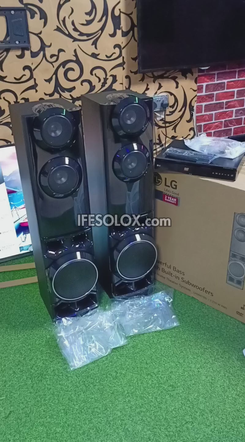 LG LHD687 4.2Ch 1,250W Dual Subwoofer Bodyguard DVD/CD Home Theater System - Brand New