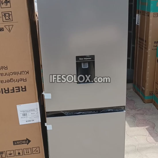 Hisense REF 35DCB-RD 264L Double Door Bottom-Freezer Refrigerator with Dispenser + 1 Year Warranty - Brand New