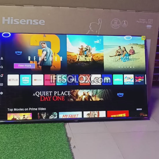 Hisense 50 Inch 50A6N Series Smart 4K UHD LED TV + 1 Year Warranty (Free Wall Mount) - Brand New