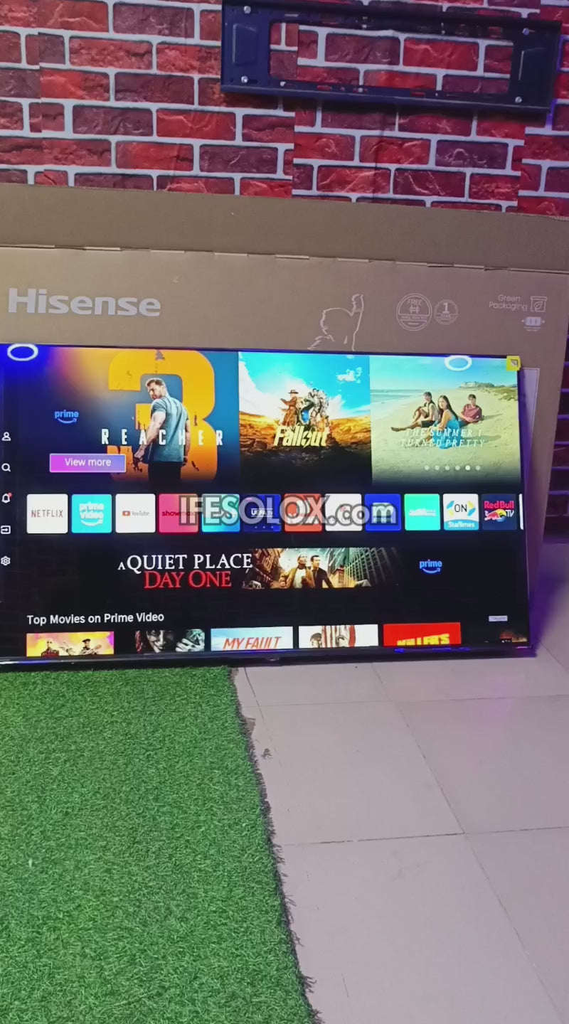 Hisense 50 Inch 50A6N Series Smart 4K UHD LED TV + 1 Year Warranty (Free Wall Mount) - Brand New