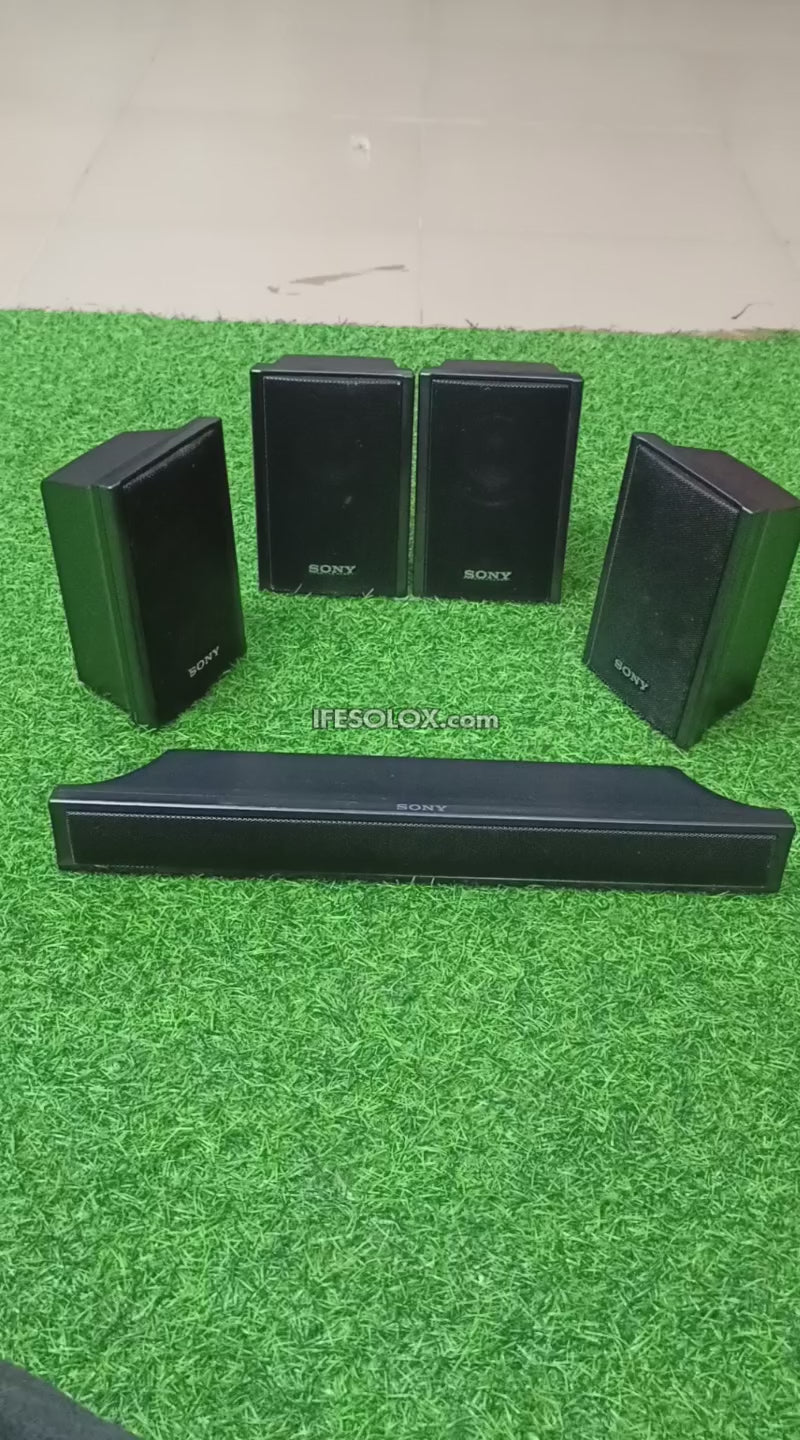 Sony SS-MSP23S 3Ohms Home Theater Surround Speakers Complete Set - Foreign Used