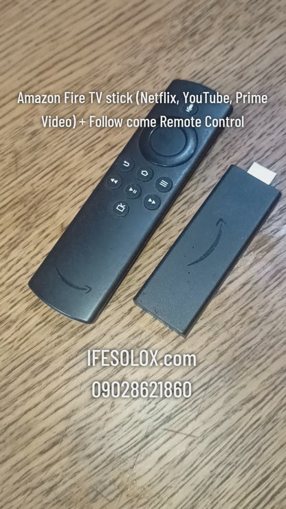 Amazon Fire TV Stick for HD Streaming (Netflix, YouTube, Prime Video) and Follow come Remote Control - Foreign Used