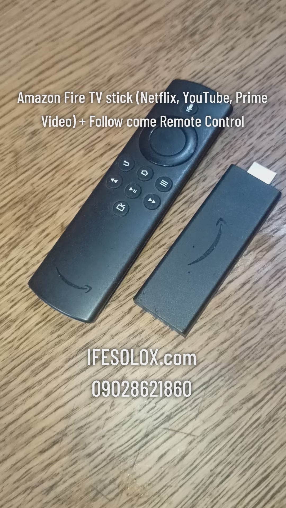 Amazon Fire TV Stick for HD Streaming (Netflix, YouTube, Prime Video) and Follow come Remote Control - Foreign Used