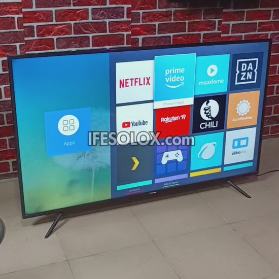 Hisense 58 inch 58A6100 VIDAA Smart 4K UHD TV (Built-in Wi-Fi, AnyView) - Foreign Used