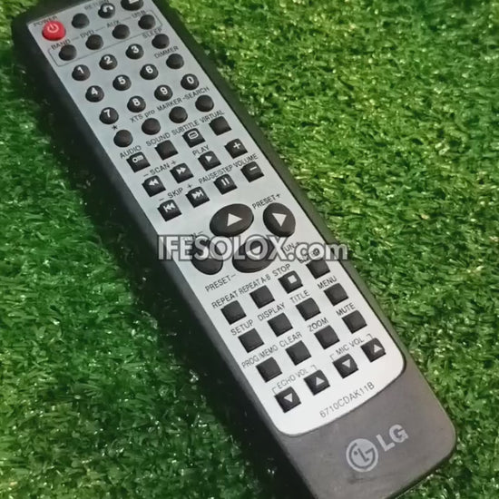 LG 6710CDAK11B Generic Home Theater Remote Control for all LG Home Theaters