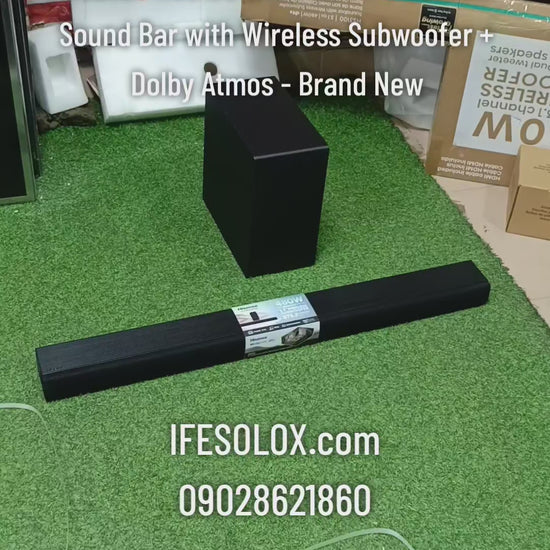Hisense HS3100 3.1Ch 480W Bluetooth Sound Bar with Wireless Subwoofer + Dolby Atmos - Brand New