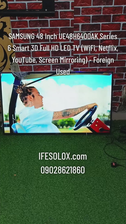 SAMSUNG 48 pouces UE48H6400AK Série 6 Smart 3D Full HD LED TV - UK Occasion 