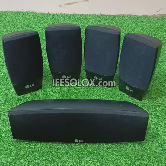 LG SH53SH-S 4Ohms Home Theater Surround Speakers Complete Set - Foreign Used