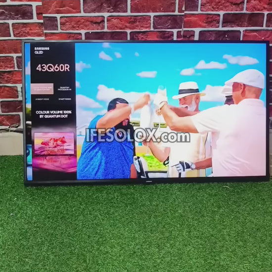 SAMSUNG 43 Inch QLED 43Q60R Certified True 4K UHD Active HDR Smart QLED TV - Foreign Used