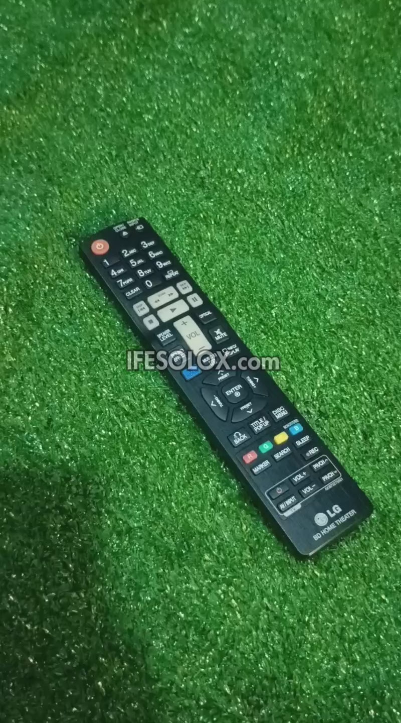 LG Genuine 3D Blu-ray DVD Home Theater Remote Control (AKB73275501) - Follow come