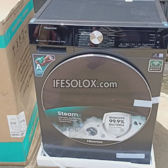 Hisense WM5S1245BB-WD 12kg Washer and 8kg Dryer Front Load Automatic Smart Inverter Washing Machine - Brand New