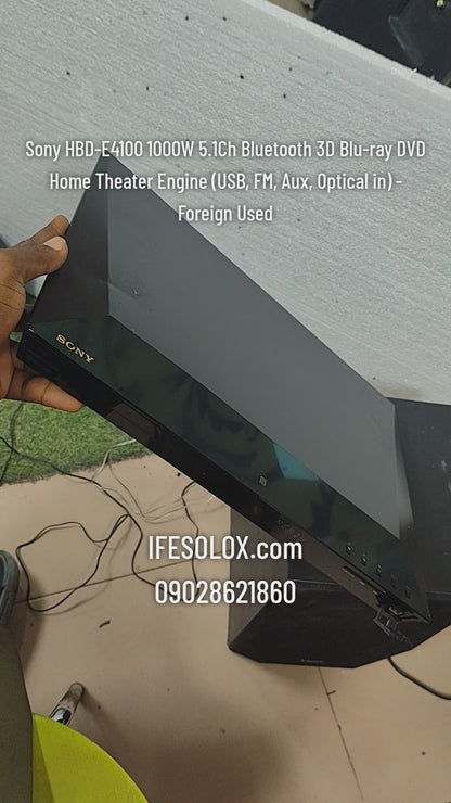 Sony BDV-E4100 5.1Ch 1000Watts Bluetooth Smart 3D Blu-ray DVD Home Theater Machine Head - Foreign Used
