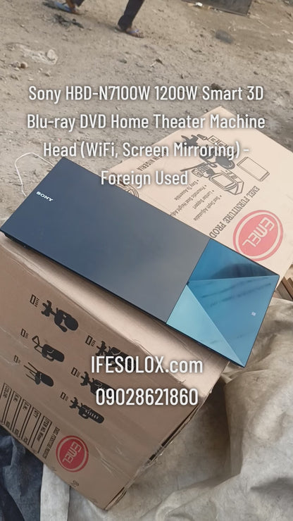 Sony HBD-N7100W 1200W Smart 3D Sound Blu-ray DVD Home Theater Machine Head (WiFi, Screen Mirroring) - Foreign Used