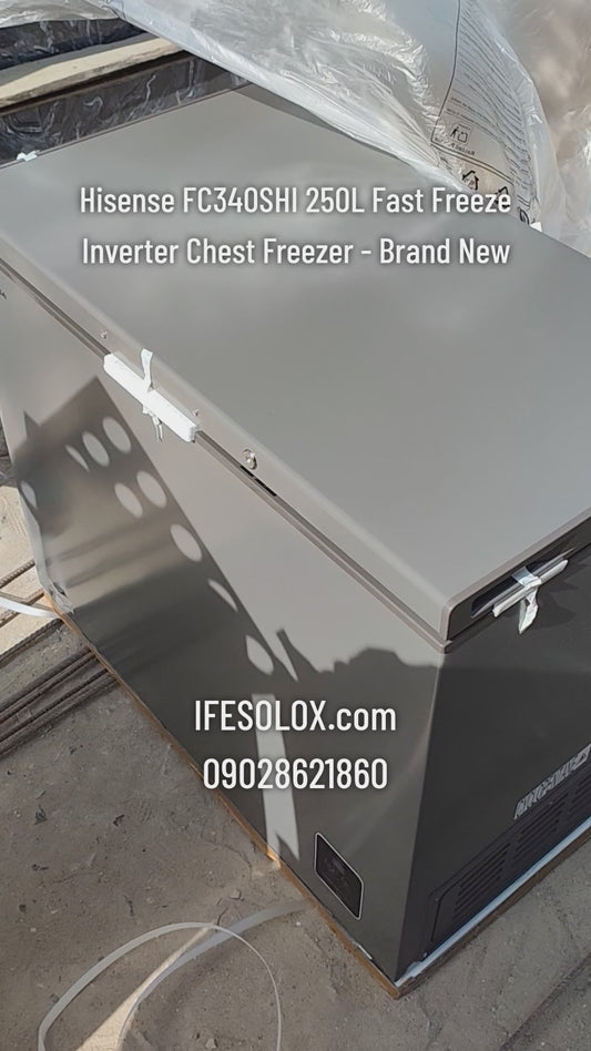Hisense FC340SHI 250L Fast Freeze Inverter Chest Freezer - Brand New