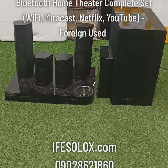 Samsung BULB HT-H7500W 5.1Ch 1000Watts Blu-ray 3D Smart Bluetooth Home Theater Complete Set (WiFi, Miracast, Netflix, YouTube) - Foreign Used