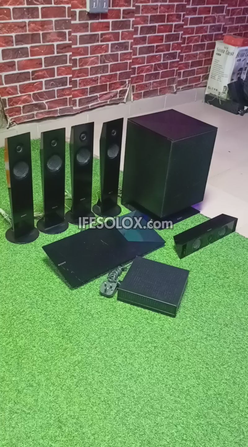Sony BDV-N7100W 5.1Ch 1200W Smart Bluetooth Blu-ray 3D Dwarf DVD Home Theater with Wireless Rear Speakers (WiFi, Miracast) - London Used